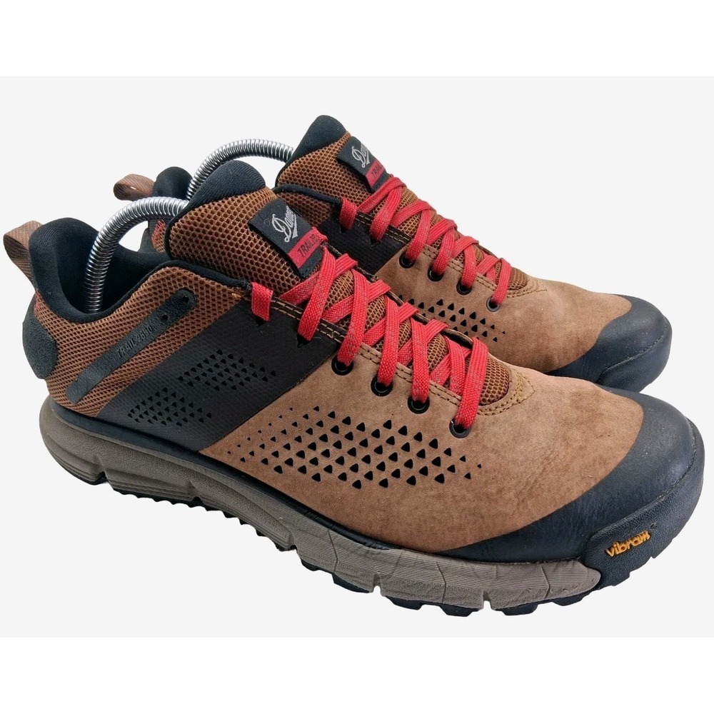 Danner Trail 2650 Shoes Mens Size 10 Brown Leather Hiking Trail Vibram Sneakers